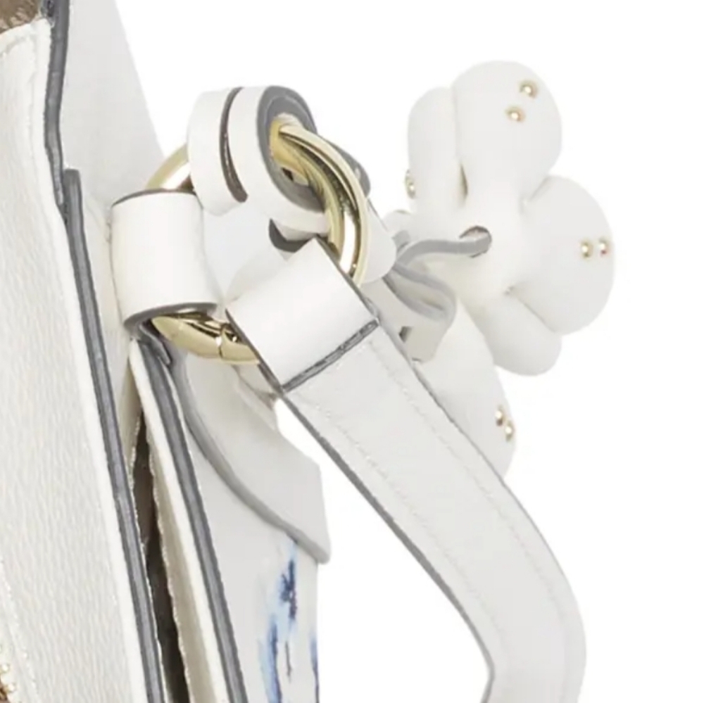 🚫SOLD🚫KARL LAGERFELD PARIS Iris Leather Tote NWTS - Picture 6 of 9